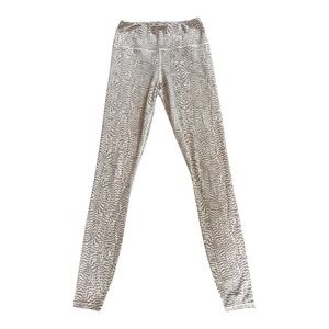 Varley Leggings XS Animal Print High Waist Performance‎ Stretch Pants 28" Inseam
